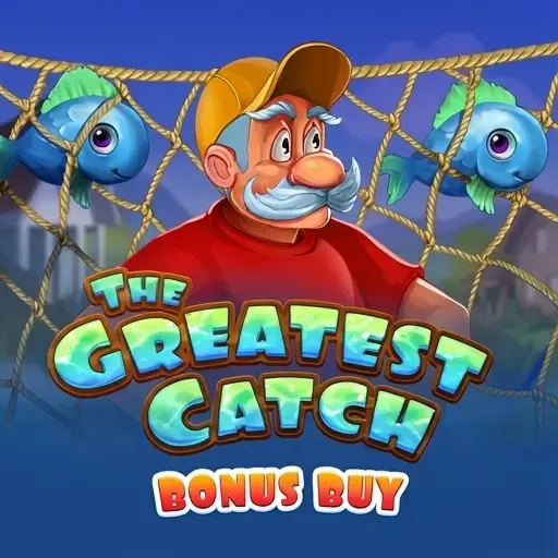 Fischer mit Fischen im The Greatest Catch Slot auf Hitnspin Casino