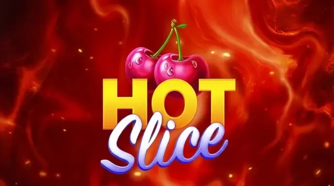 Hot Slice Slot mit Kirschen auf feurigem Hintergrund Hitnspin Casino