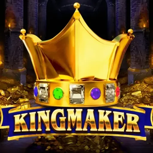 Goldene Krone und Edelsteine Kingmaker Slot auf Hitnspin Casino